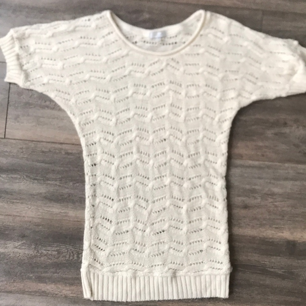 Knitted White Sweater